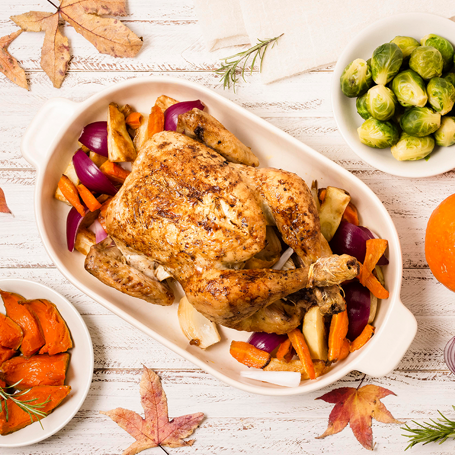 Menu d'automne sous toutes ces formes, légumes maraîchers, sauces et viandes